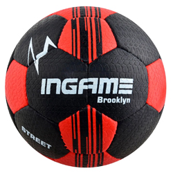 Мяч футбольный Ingame Street Brooklyn IFB-125 №5 чёрн-красн