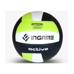 Мяч волейб. Ingame Active IVB-101 чёрн-бел-зел