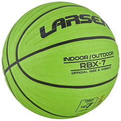 Мяч баскет. Larsen RBX7 Lime