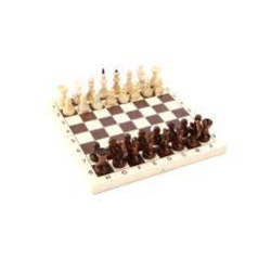 Шахматы обиходные лакированные с доской 250*145*35