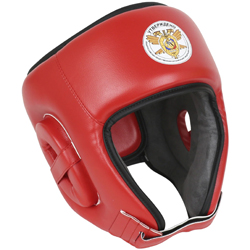Шлем RuscoSport Pro с усилением, одобрен ФРБ, красн
