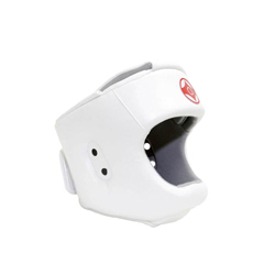 Шлем для каратэ с защитой верха головы экокожа