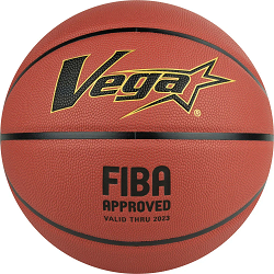 Мяч баскет. VEGA 3600 OBU-718 FIBA т.коричн.