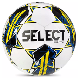 Мяч футбольный Select Contra Basic v23 0855160005 FIFA Basic ПУ №5 бел-чёрн-жёлт