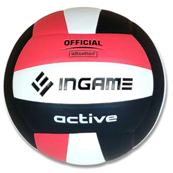 Мяч волейб. Ingame Active IVB-101 чёрн-бел-красн