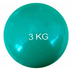 Мяч для пилатеса (медбол) с утяжелителем 3 кг, 21 см