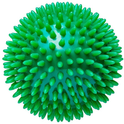 Мяч массажный L0107 7 см зелёный
