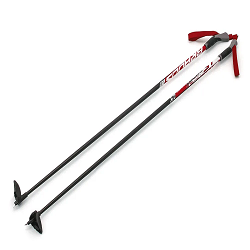 Палки лыжные STC Brados LS Sport Red 100% стекловолокно