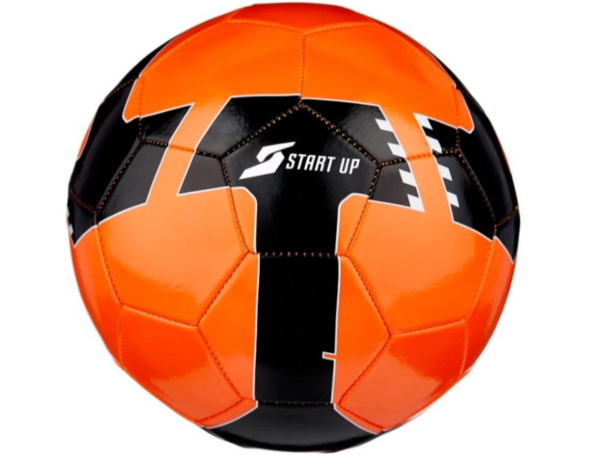 Мяч футбольный Start Up E5120 оранж/чёрн