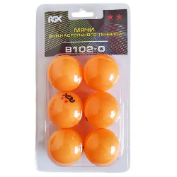 Мяч для наст тенниса B102-O 2* оранж