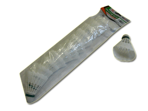 Волан пластик с пенной головкой BO-9 01002 белый