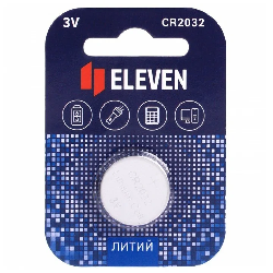 Батарейка Eleven CR2032 литиевая BC1
