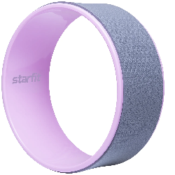 Колесо для йоги Starfit YW-101 32 см роз. пастель/сер