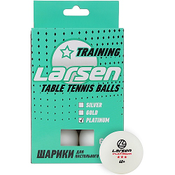 Мяч для наст тенниса Larsen 8333 Platinum 3* бел