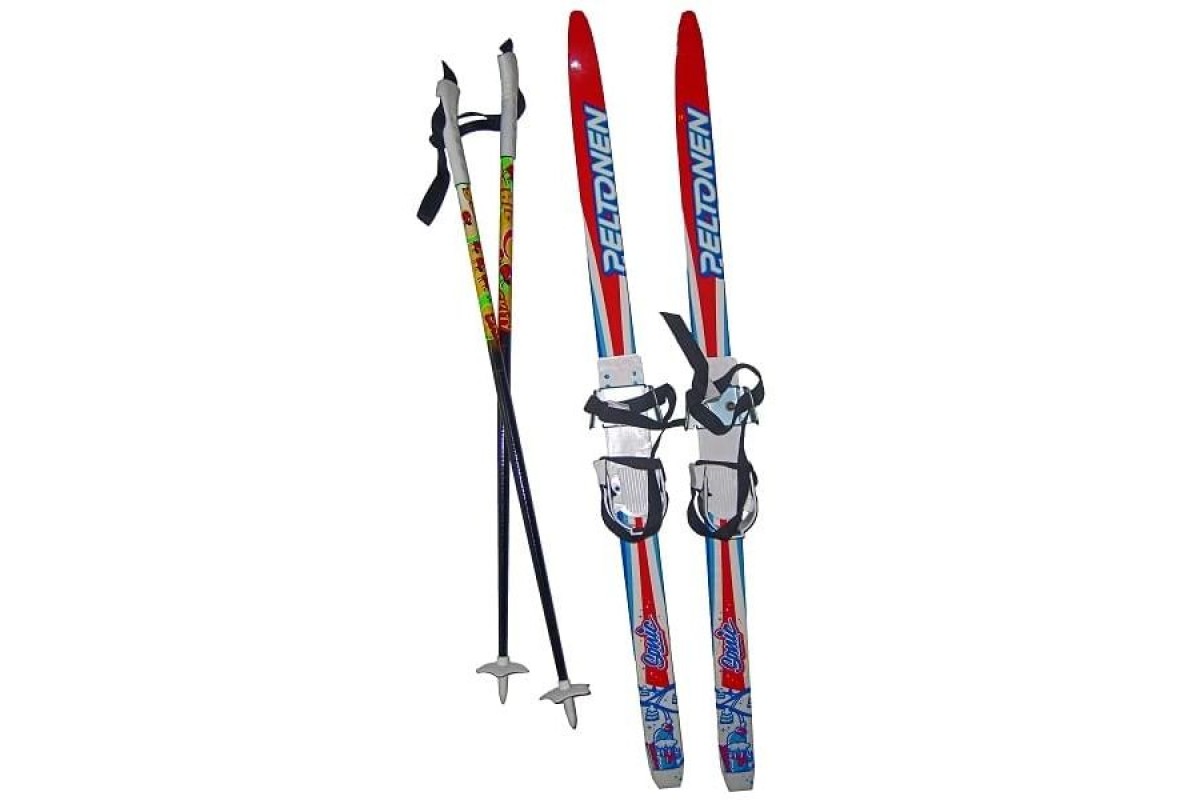 Лыжный комплект STC детский с палками
