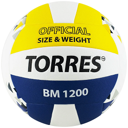 Мяч волейб. Torres BM1200 V42035 бел-син-жёлт