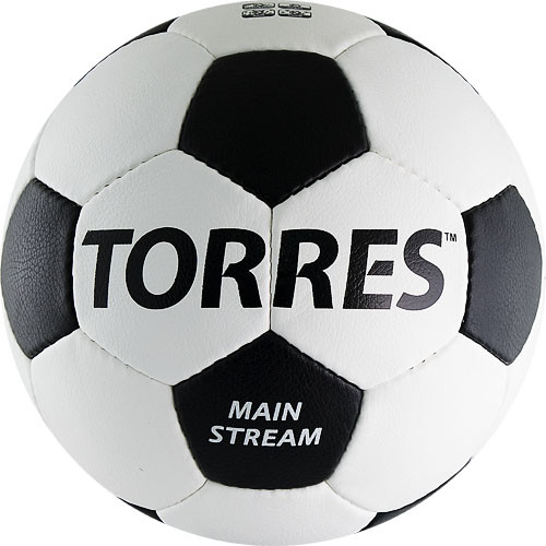 Мяч футбольный Torres Main Stream F30184 PU №4 бел-чёрн