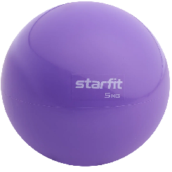 Медбол Starfit GB-703 5 кг фиолетовый пастель