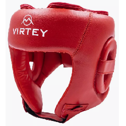Шлем боксерский Virtey HG01 открытый (красный)