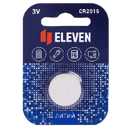 Батарейка Eleven CR2016 литиевая BC1