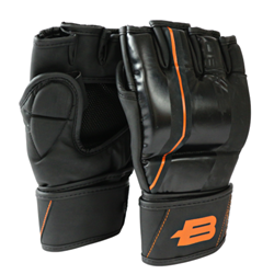 Перчатки для ММА BoyBo B-series чёрн-оранж