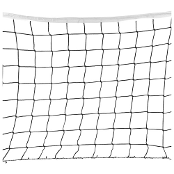 Сетка волейбольная Д 2,6мм (1*9,5м) стропа 50мм с 4-х стор. чёрная