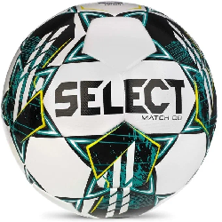 Мяч футбольный Select Match DB V23 Basic FIFA Basic 0575360004 ПУ №5 бел-зел-чёрн