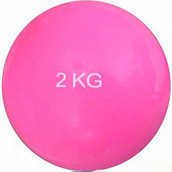 Мяч для пилатеса (медбол) с утяжелителем 2 кг, 21 см