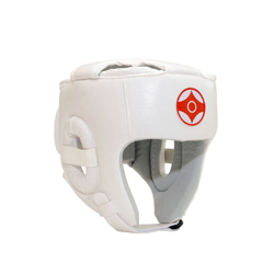 Шлем для каратэ Leader открытый с ушной вставкой экокожа