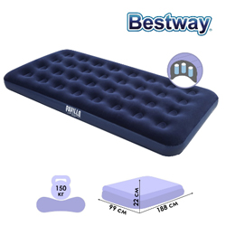 Надувная кровать Bestway 67001 (188*99*22) 1,5-мест. флок
