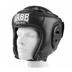 Шлем боксерский Jabb JE-2093(L) (нат. кожа) чёрный
