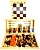 Набор 4 в 1 большой (шахматы гросс + шашки дер + нарды + домино) 415х215 02-71
